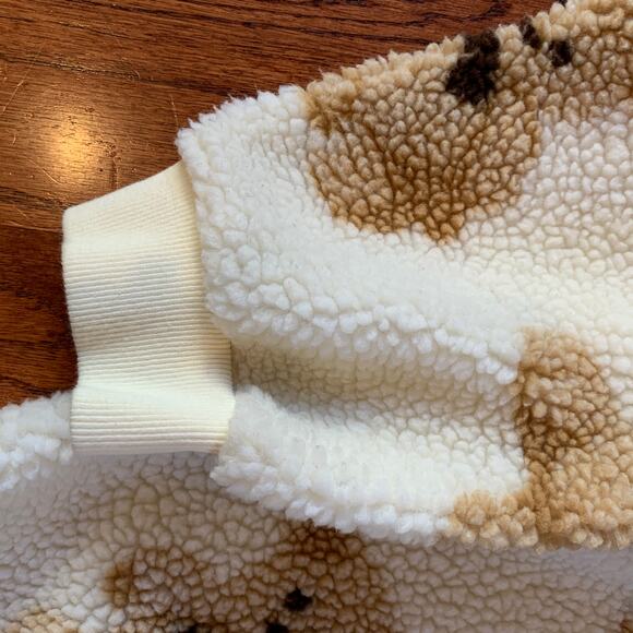 Smitn Bebe Teddy Bear Pullover Sweatshirt | Cream Tan Brown | One Size - Picture 3 of 11
